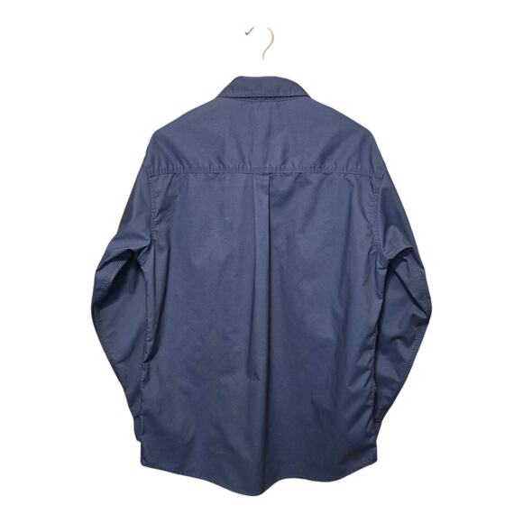 Carhartt Mens Chore Shirt Button Up Size Large Blue Long Sleeve Outdoors Utility - Picture 3 of 10